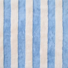 Aris Carved Stripe Faux Fur Heated Throw